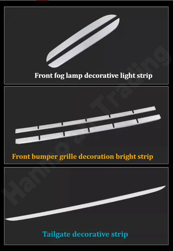 

Декоративная защитная накладка для HONGQI-H5 2023-2024: для кузова, багажника, переднего бампера и решетки радиатора.