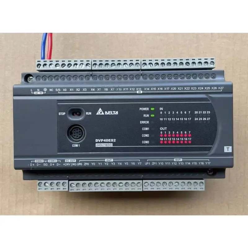 Second-hand DVP32ES200T PLC Module Tested OK