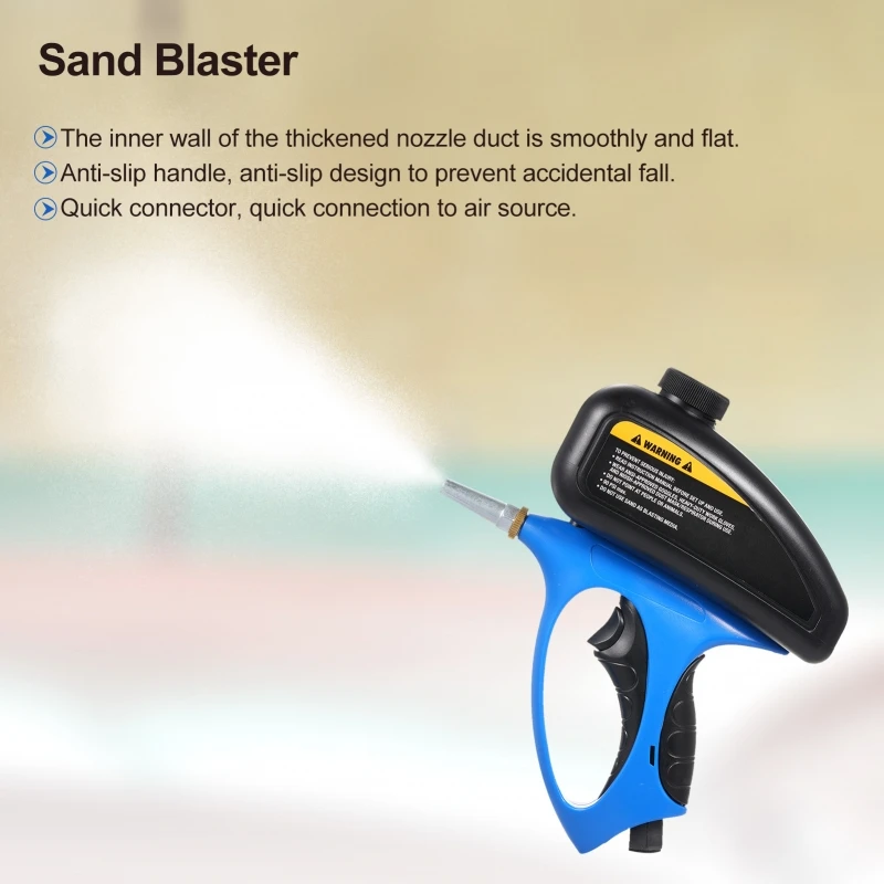 Machine de sablage pneumatique portative antirouille, pulvérisateur de pierre tombale en verre, machine de sablage avec petite buse