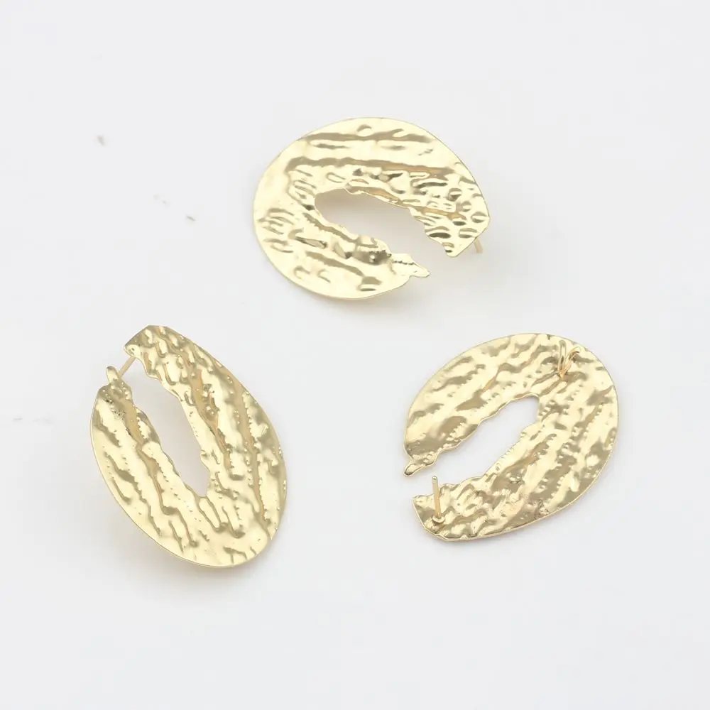 Zinc Alloy  Geometric Exaggerated Base Earrings Connectors Linkers 6pcs/lot For DIY Fashion Earrings Jewelry Accessories