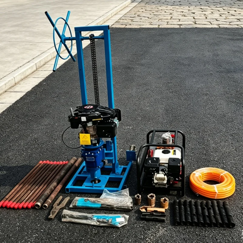 

Customized Construction Water Well Drilling Rig, Geological Exploration Drilling Machine, Outdoor Water Well Drilling Equipment