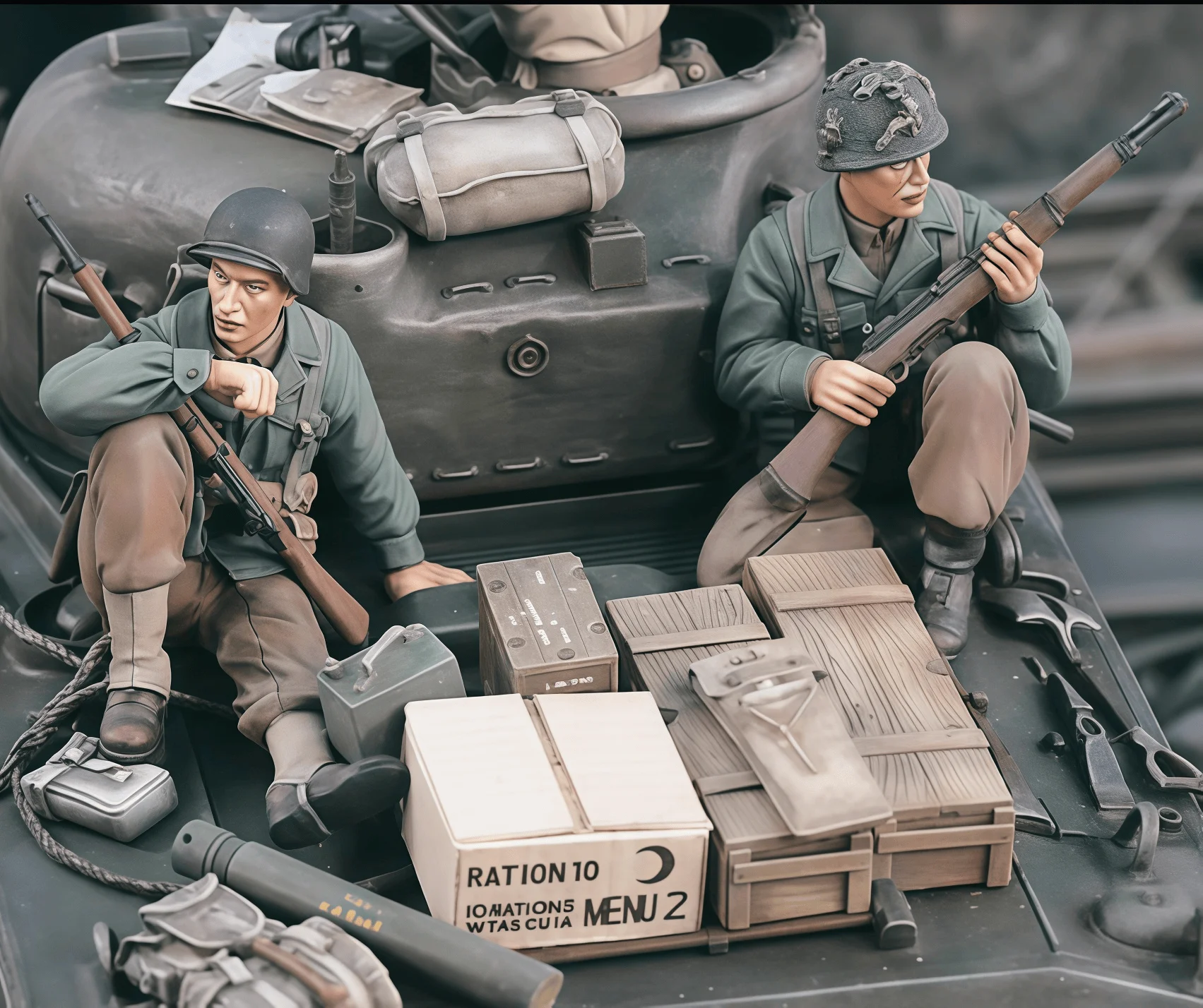 

1/35 комплект для сборки литья смолы, GK, смоляный танк, пехотная модель игрушки, неокрашенная