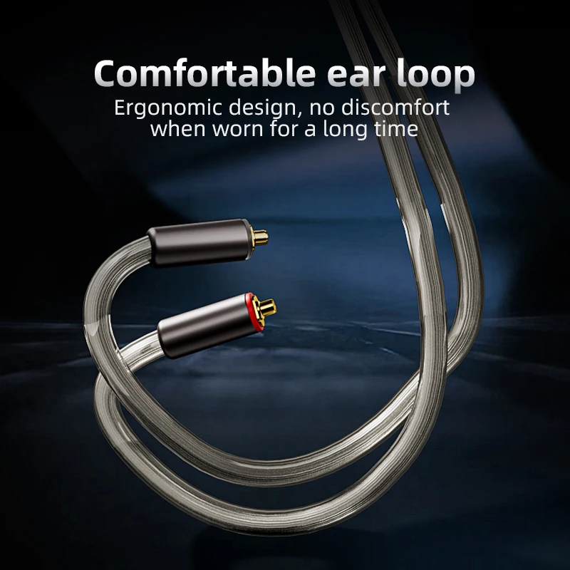 CYKO HiFi Audio earphone wire 2 Core Silver Plated OCC iem Cable MMCX 2Pin 4.4mm 3.5mm aux jack for Carat Tangzu Fudu HOLA Zero