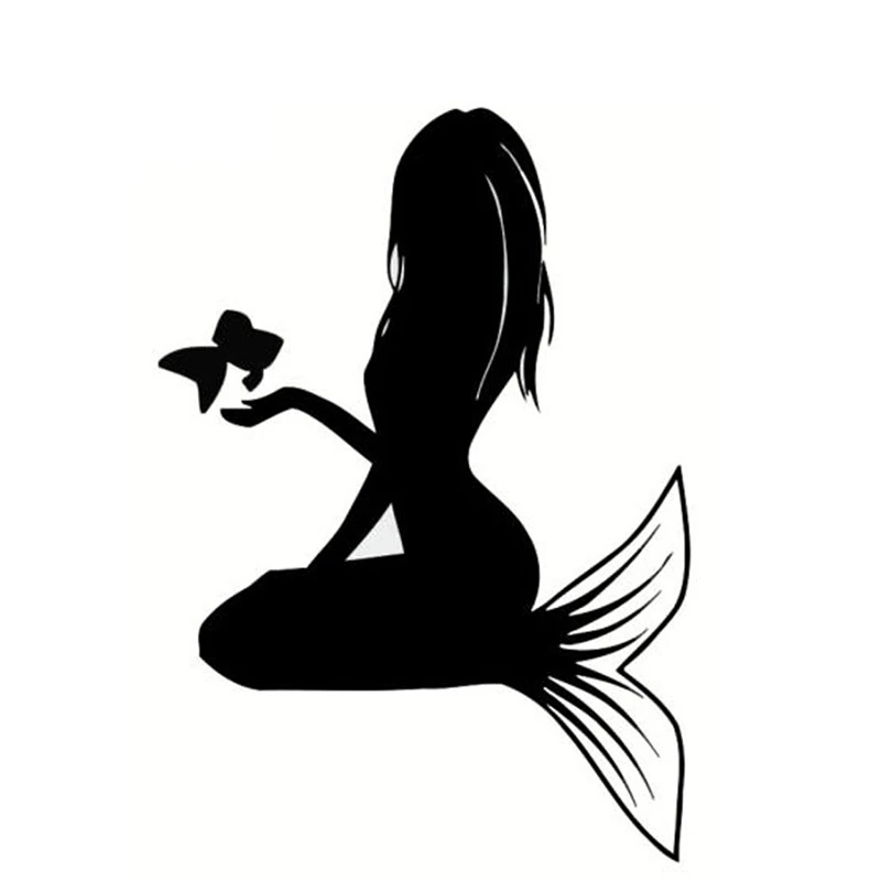 

20x14CM Fashion Car Sticker Reef Mermaid Fish Sea Ocean Automobiles Motorcycles Styling Decal F32