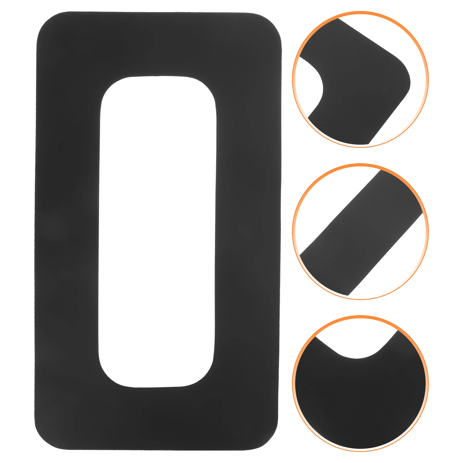 

9 Inch Tail Slot for Surfboards SUP Boards ange PVC Replaceable Center Connector Plastic Connection Patch for Fin Box