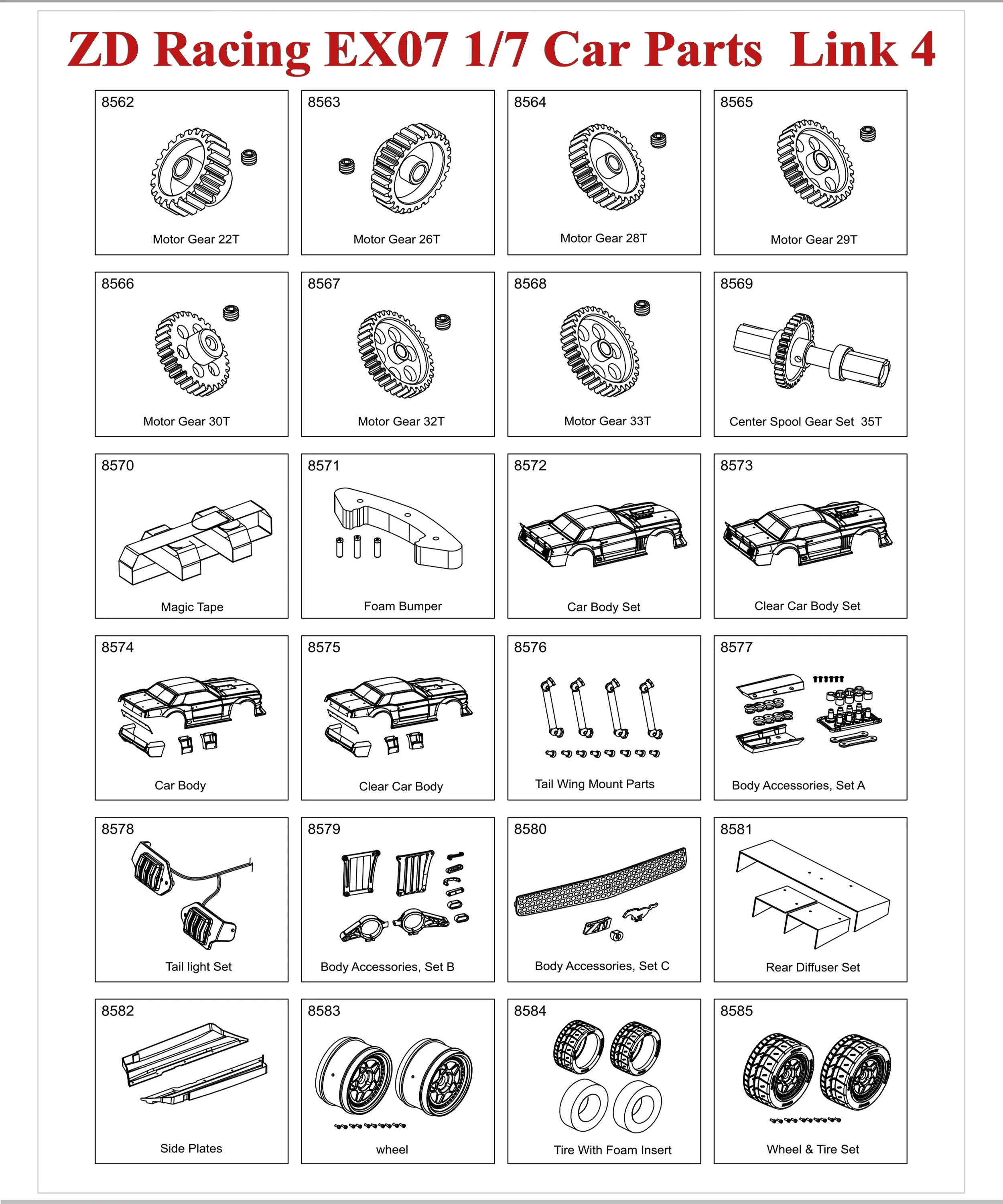 Zd Racing EX07 1/7 … - image