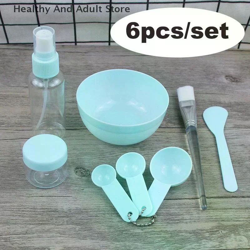 8 stks/set Gezichtsborstel Masker Kom Lepel Set Masker Borstel Bar DIY Beauty Tools Menggereedschap Huidverzorging Make-up Benodigdheden Vrouw Huidverzorging