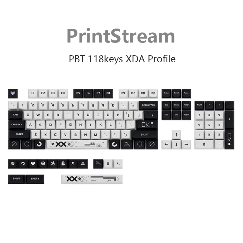 118/Set Keycaps CSGO Printstream Keycap Cherry Profile Dye Sublimation XDA PBT For Mechanical Keyboard GH60 GK61 64 68 87 96 980