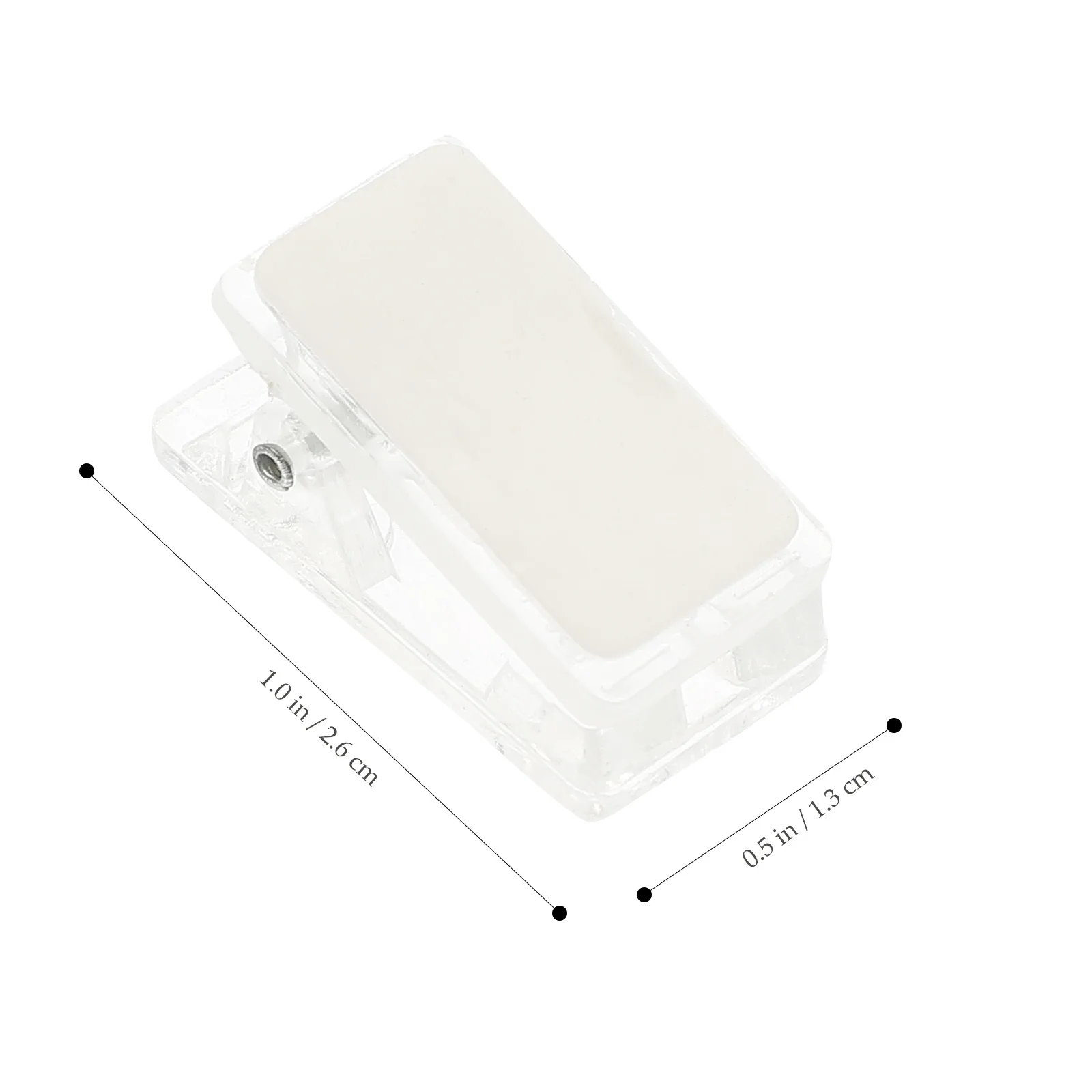30 قطعة مقاطع الربيع شفافة مقاطع الحائط ذاتية اللصق واضحة لعناصر التعليق لا ثقوب علامات كليب ، مشبك شارة #3