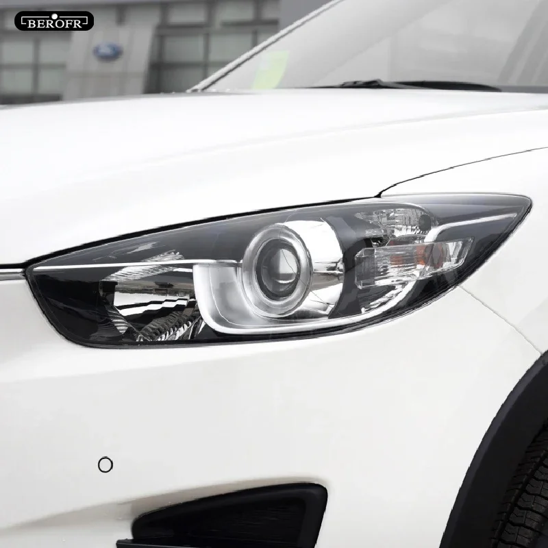 For Mazda CX5 KF 2018 2019 2020 KE 2012-On Car Headlight Protection Tint Film Smoke Black Transparent TPU Sticker Accessories