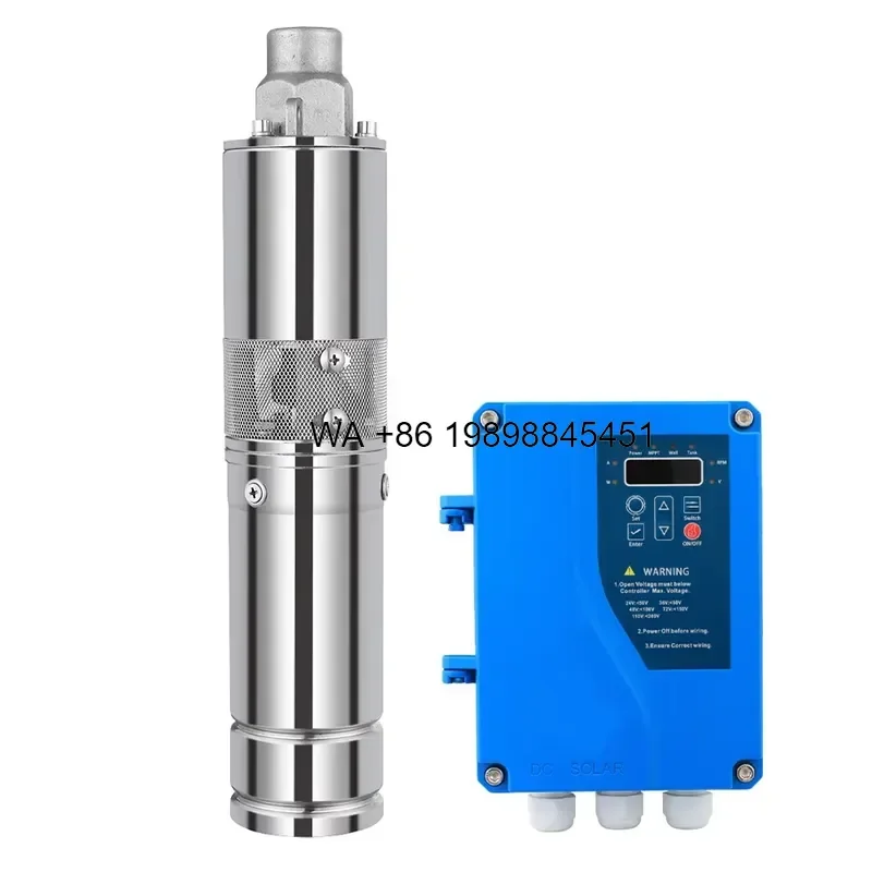 Wmwmnu for BR SOLAR Submersible Solar Water Pump DC Brushless Motor MPPT Controller Deep Well