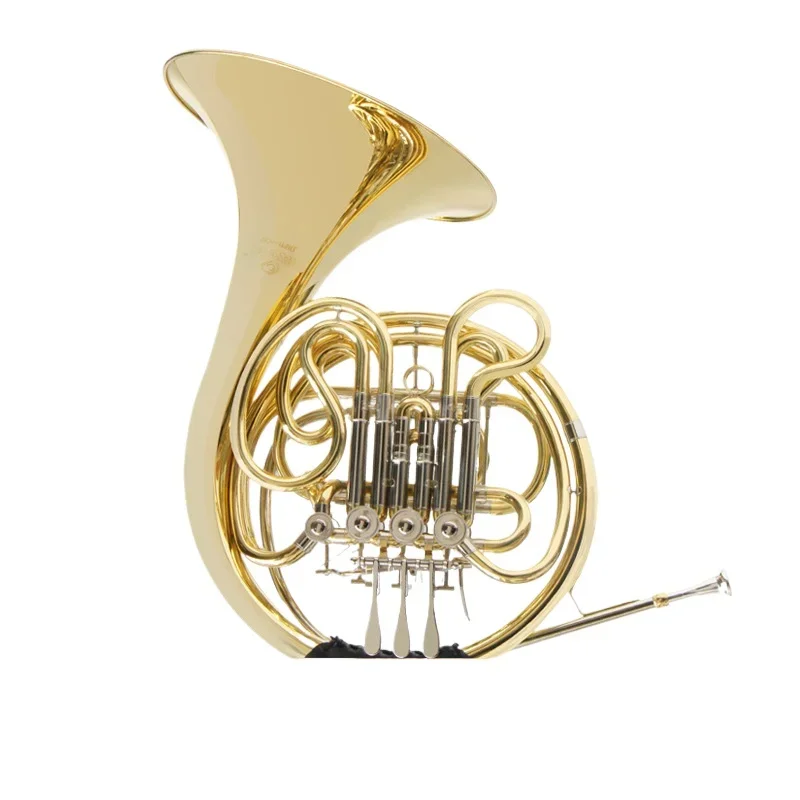 600 Horn Instrument B flat F key four key double row Western wind band