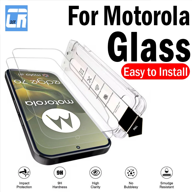 

1-3piece Easy Installation Dust-Free Screen Protector for Motorola Edge 70 60 50 Neo ThinkPhone 25 HD Glass Auto-Alignment Kit