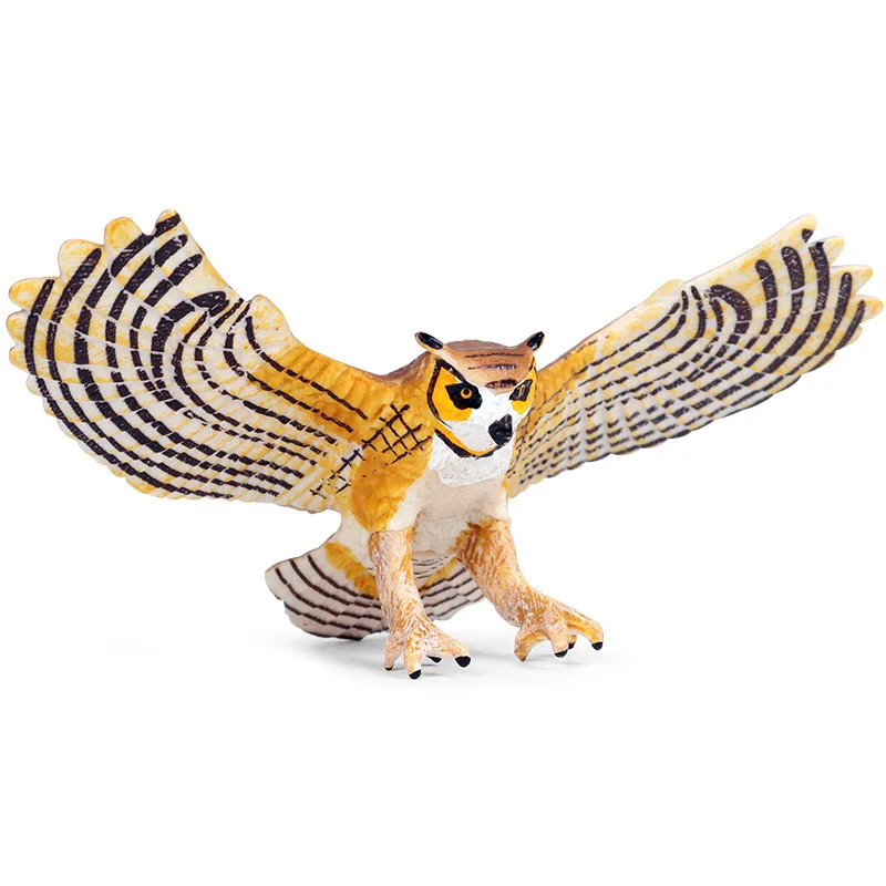 Solid Simulation Wild Animal Bird Model Eagle Owl