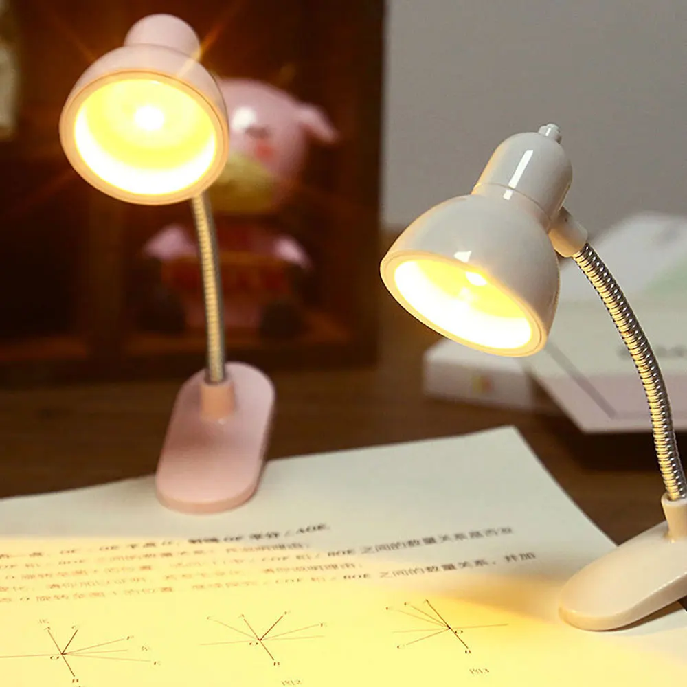 

1Pc Mini Book Light LED Clamp Reading Lamp Night Lights Books To Read Bookmark Desk Bedroom Notebook Decoration Mini Light