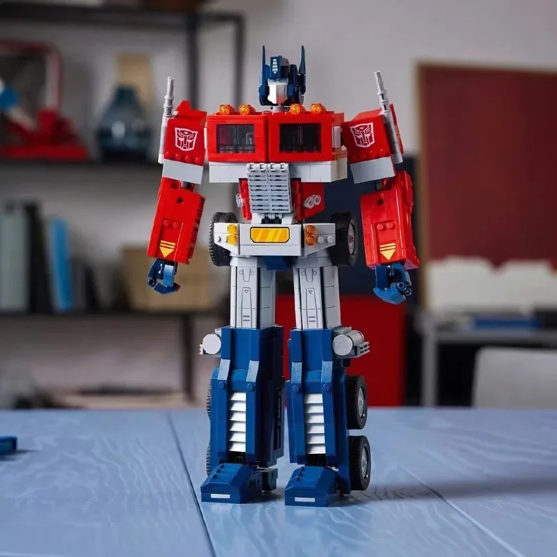 Transformation Robot Car Toys Optimus Prime Truck Autobot Deformation Movies Building DIY Model Blocks for Kids