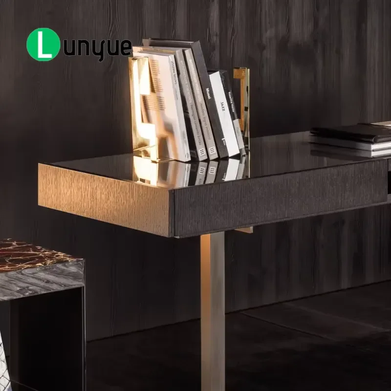 Luxury Modern Executive Desk Durable MDF Wood Computer Table for Boss Manager Office Home Workspace Sturdy Business Furniture