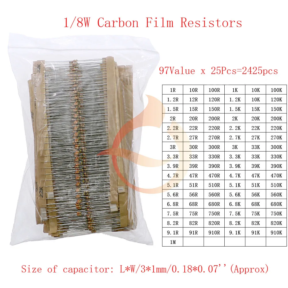 Variant: 0.125W x 2425pcs