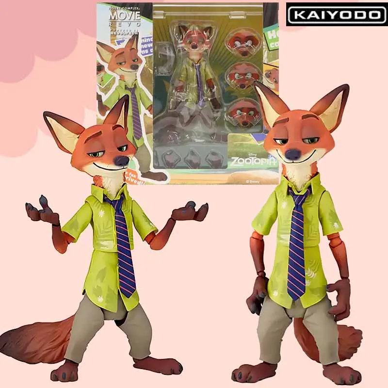 

KAIYODO Original Anime Figure Nick Wilde Action Figure Toys For Boys /Girls /Kids /Christmas Gift Collectible Model