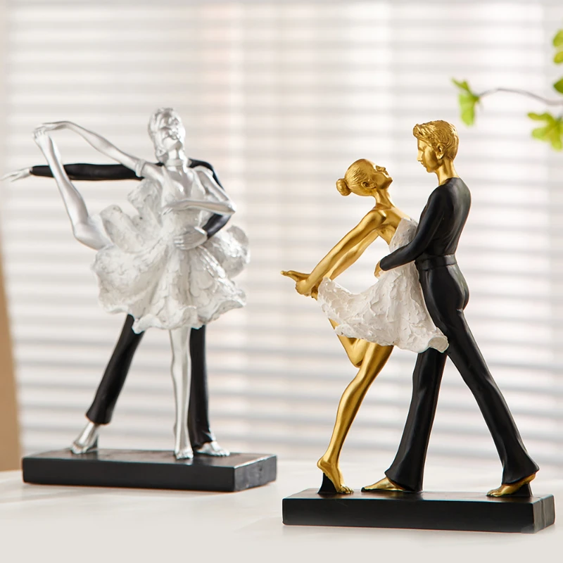 

Wedding Gifts Desk Accessories Dance Sculptures & Figurines for Interior Lovers Decoration Bed Room Decor Home Decoration Luxury