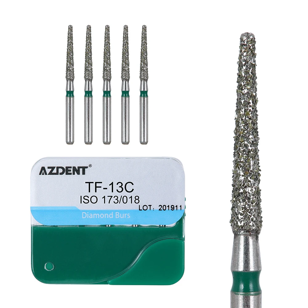 20 Boxen AZDENT Dental Diamantbohrer FG 1,6 mm für Hochgeschwindigkeits-Handstücke, mittlere Polierbohrer, Laborinstrumente, Zahnarztwerkzeuge – Detail 31