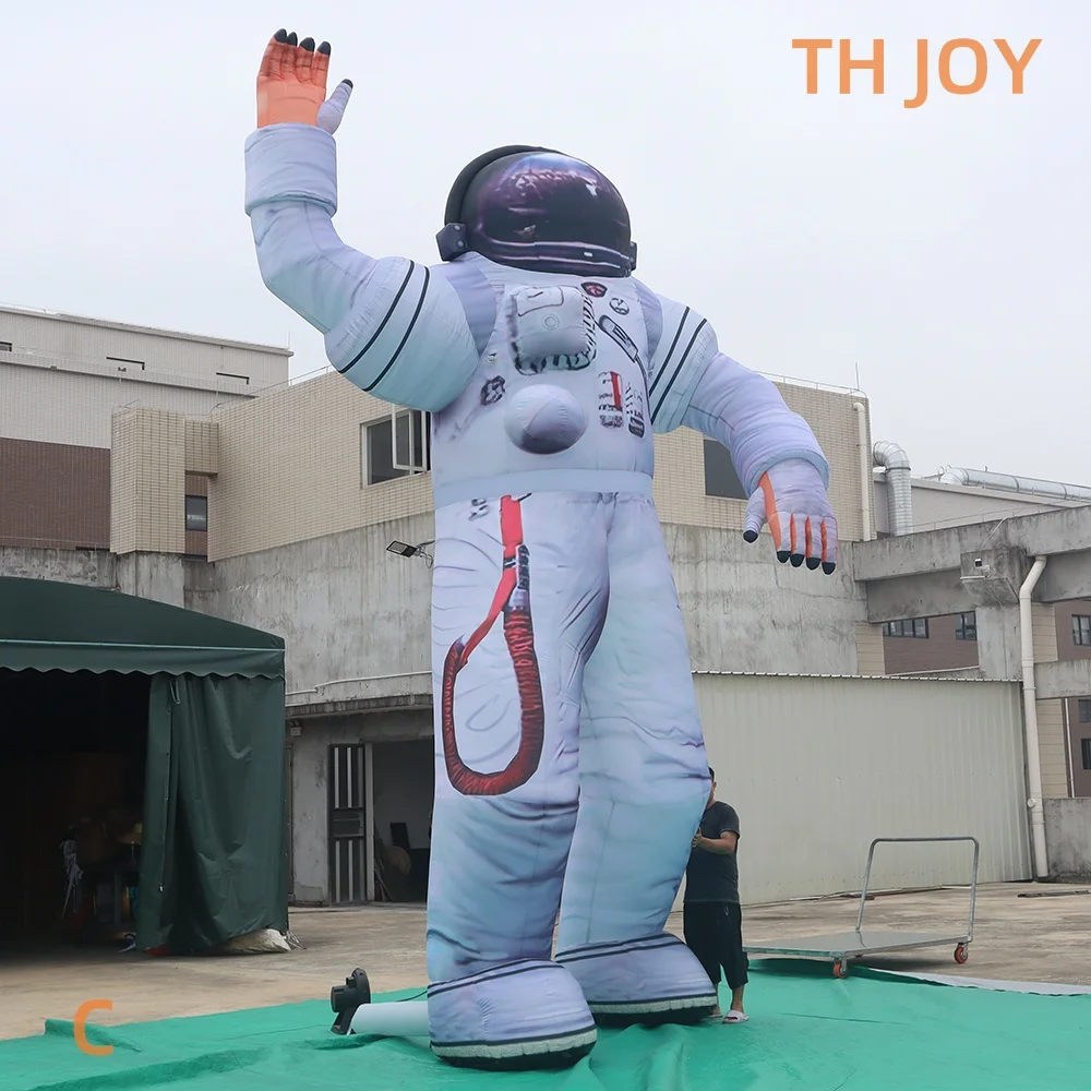 fast air ship to door,2025 New Design Inflatable Astronaut customized Spaceman model for Event Decoration