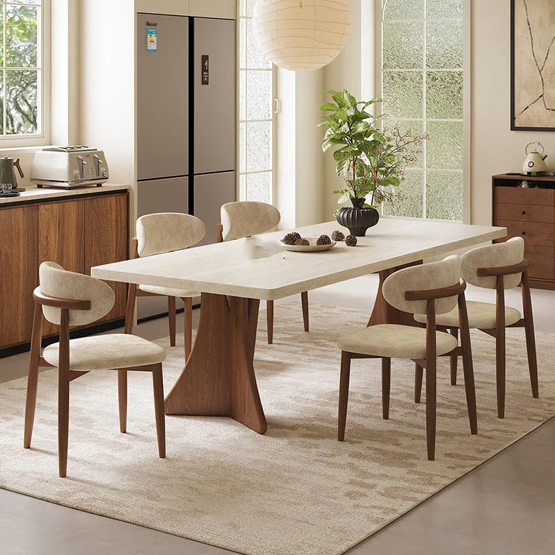 Study Modern Dining Table Luxury Wood Kitchen Mobile Restaurant Living Room Dining Table Designer Mesas De Jantar Home Furniture