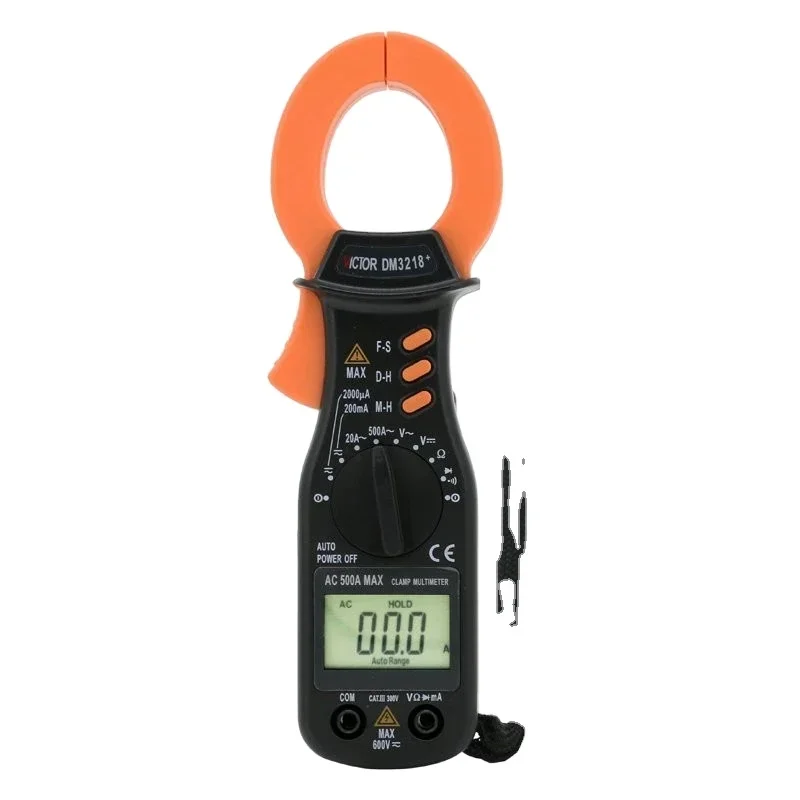 VICTOR DM3218+ Manual Range Digital Clamp Multimeter 1999 Count Manual/Auto Range Full Range Overload Protection