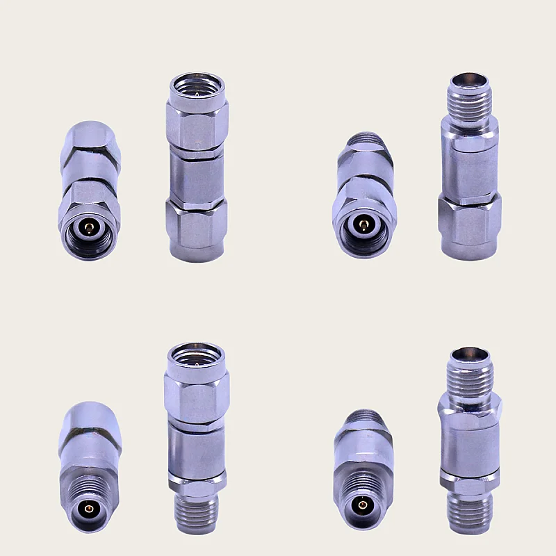 

1Pcs 2.92MM to 3.5MM Male plug & Female jack Millimeter Wave Stainless Steel 26.5G High Frequency Test Adapter ﻿