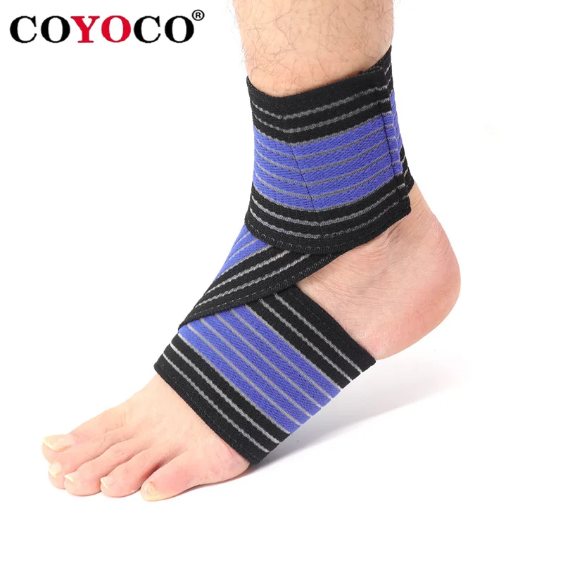Elastische Sport-Knöchelstütze – COYOCO Knöchelbandage für Basketball, Laufen, Fitnessstudio, bietet Stabilität und Verstauchungsschutz