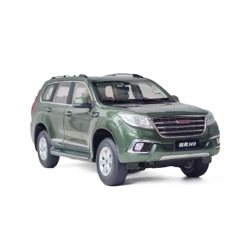 H9 Haval Green Alloy Car Model, Great Wall Motors, Off-road Vehicle, 1:18 SUV, All New, Gift for Adults