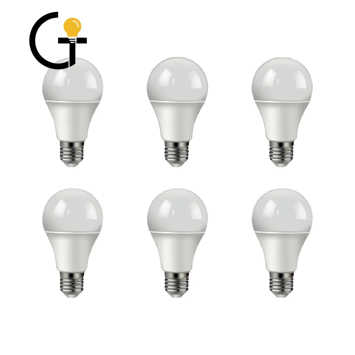 

6pcs LED Bulb Lamps A60 E27 B22 AC220V- 240V Light Bulb Real Power 10W 12W 3000K-6000K Lampada Living Room Home LED Bombilla