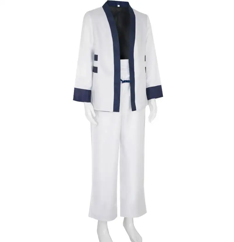 Anime Sagara Sanosuke Costume Mens Suit Uniform Kimono Robe Bath Cloak Pants Suit Halloween Christmas Outfit Uniform