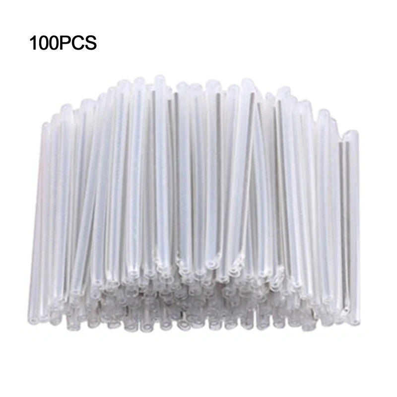 100pcs Fiber Splice Sleeves（45mm 60mm ）Fusion Fiber Optic Cable Heat Shrinks Tubing 304 Stainless Steel Protection Tubes