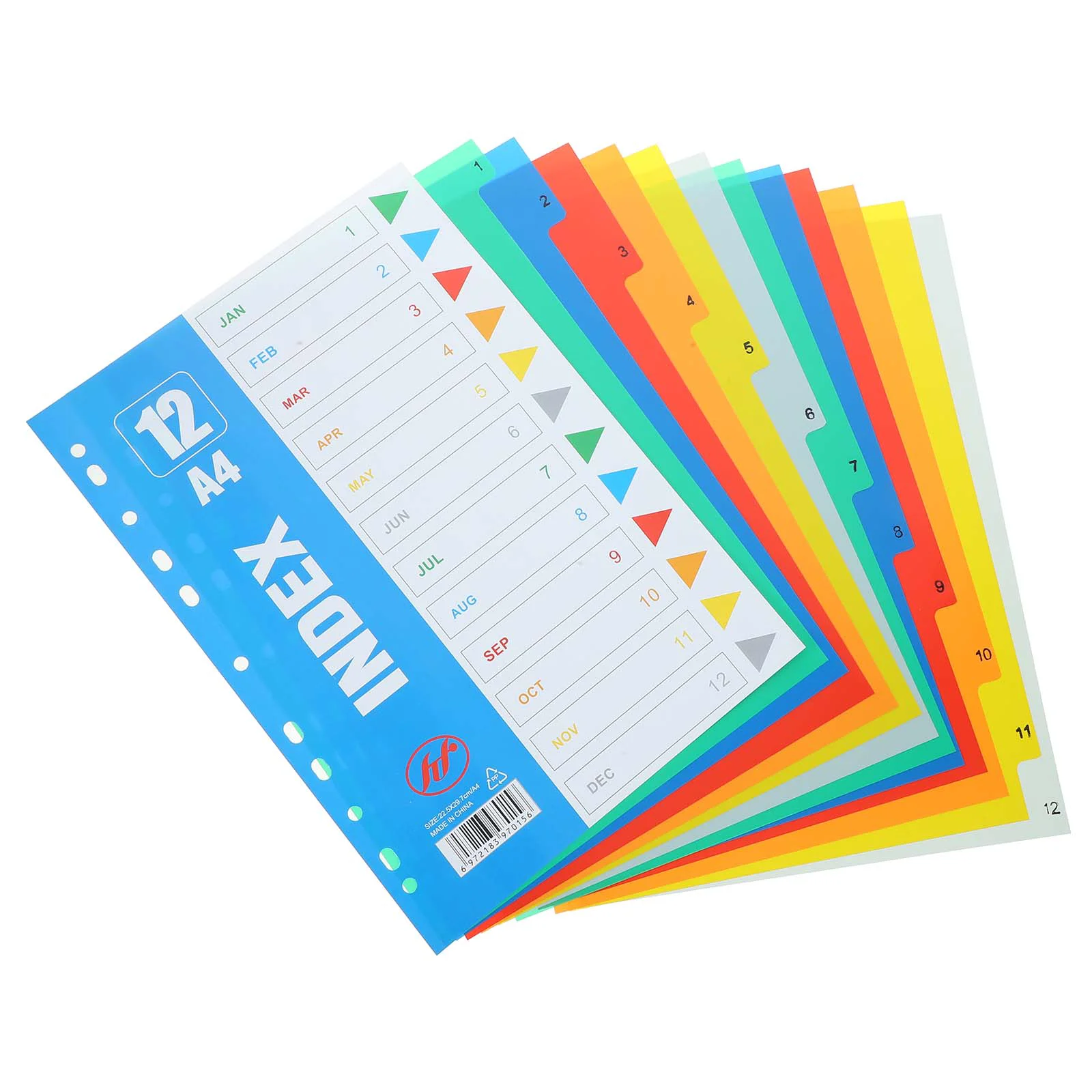 

Office Folders Index Separator Page Loose-leaf Markers Notebook A4 Dividers Subject Splitter Binder Separators