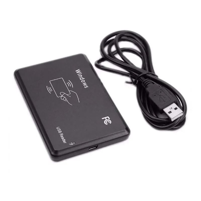 

RFID Reader 125khz EM4100 USB Proximity Sensor ID Contactless Sensitivity Smart Card Support Window System Linux TK4100 ISO14443