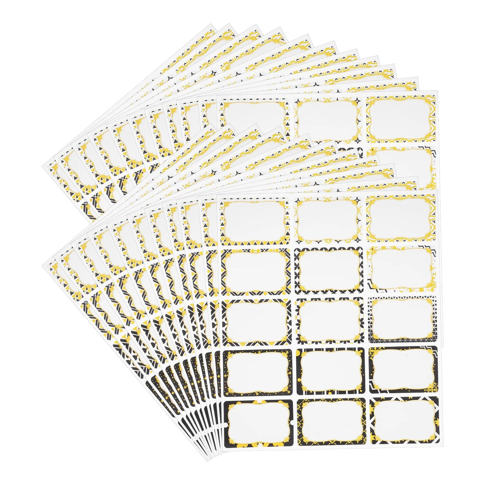 

23-листовые наклейки с именем, пустые записываемые самоклеящиеся этикетки для организации офиса в классе