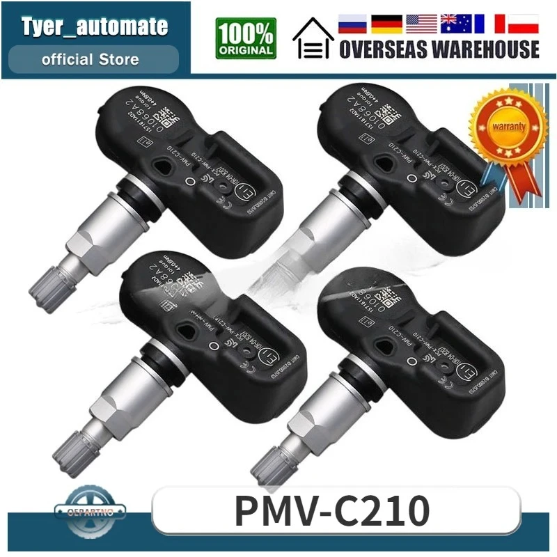 

Tire Pressure Sensor Monitoring Sensor 433MHz PMV-C210 For Lexus CT ES LS RX Toyota Camry Corolla Hiace Prius Venza Yaris 2026