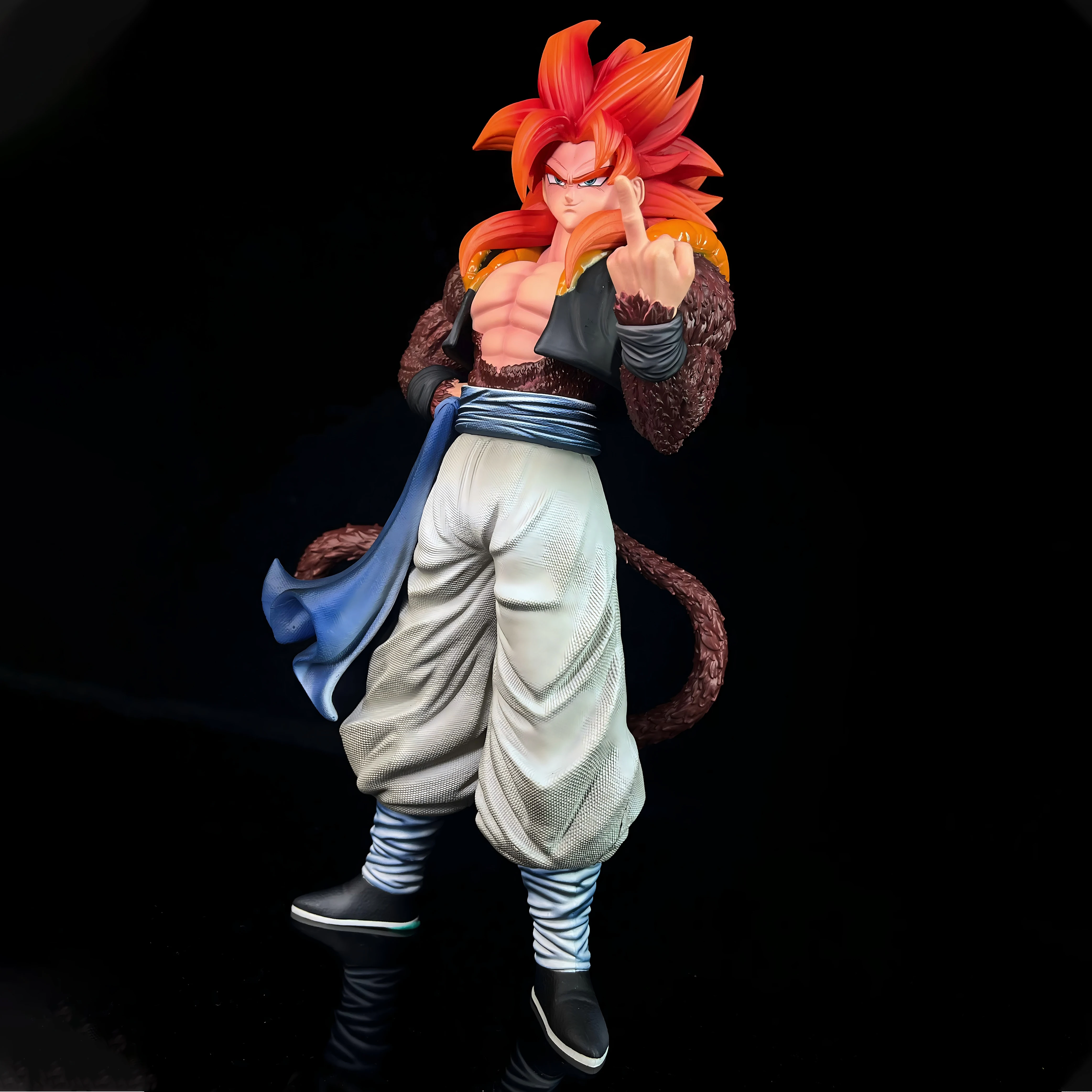 30 cm Dragon Ball Gogeta Figuur Super Saiyan 4 Rood Haar Gogeta Beeldje Pvc Standbeeld Anime Model Verzamelen Kamer Ornament speelgoed Geschenken