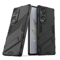 Phone Holder Case For Honor 70 Case Bumper Hard Armor Full Edge Back Cover For Honor 70 Case For Honor 70 60 50 Pro 50 Lite X8