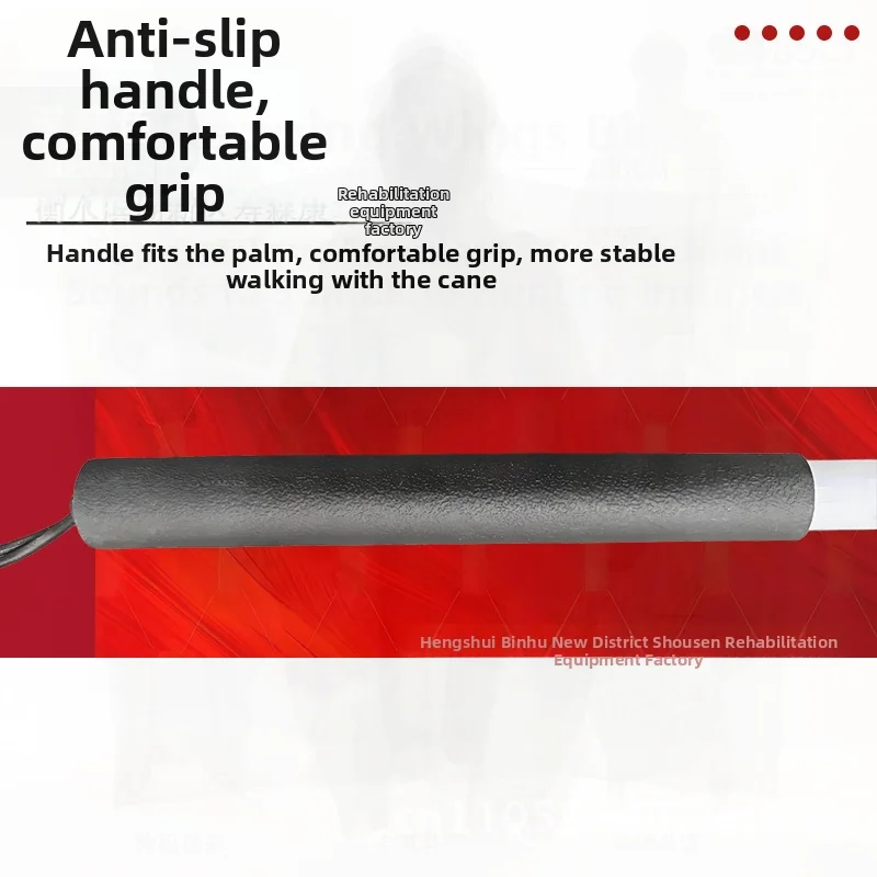 

5-кратная утолщенная треккинговая палка из алюминиевого сплава, черная слепая стержень, регулируемая уличная трость, прямая продажа с фабрики