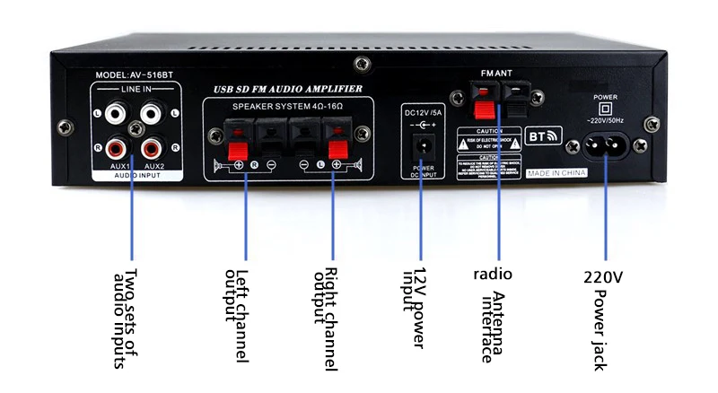 AV-568- MS0610 remote control home theatre system training sound system teaching dance studio gym speaker home theatre system