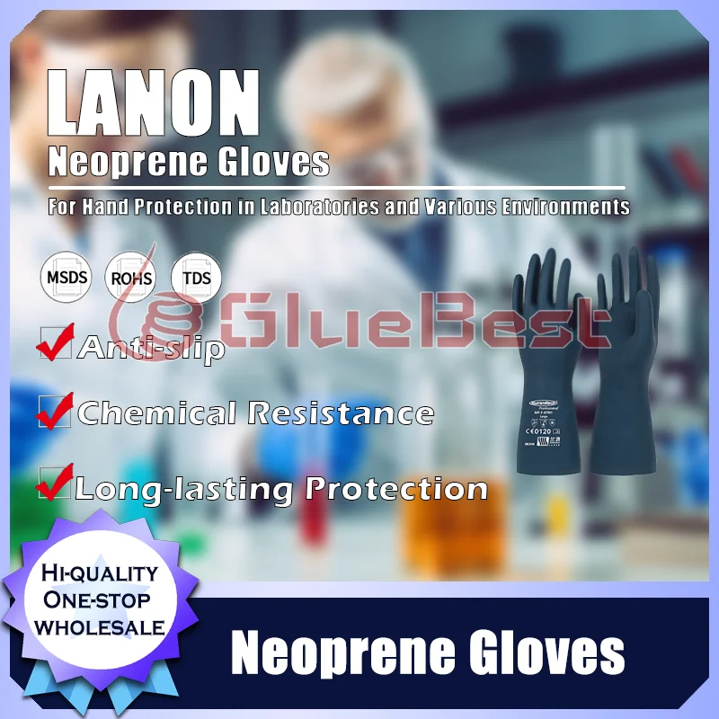 

LANON Neoprene Gloves for Protection and Comfort in Industrial and Laboratory Applications Original Product