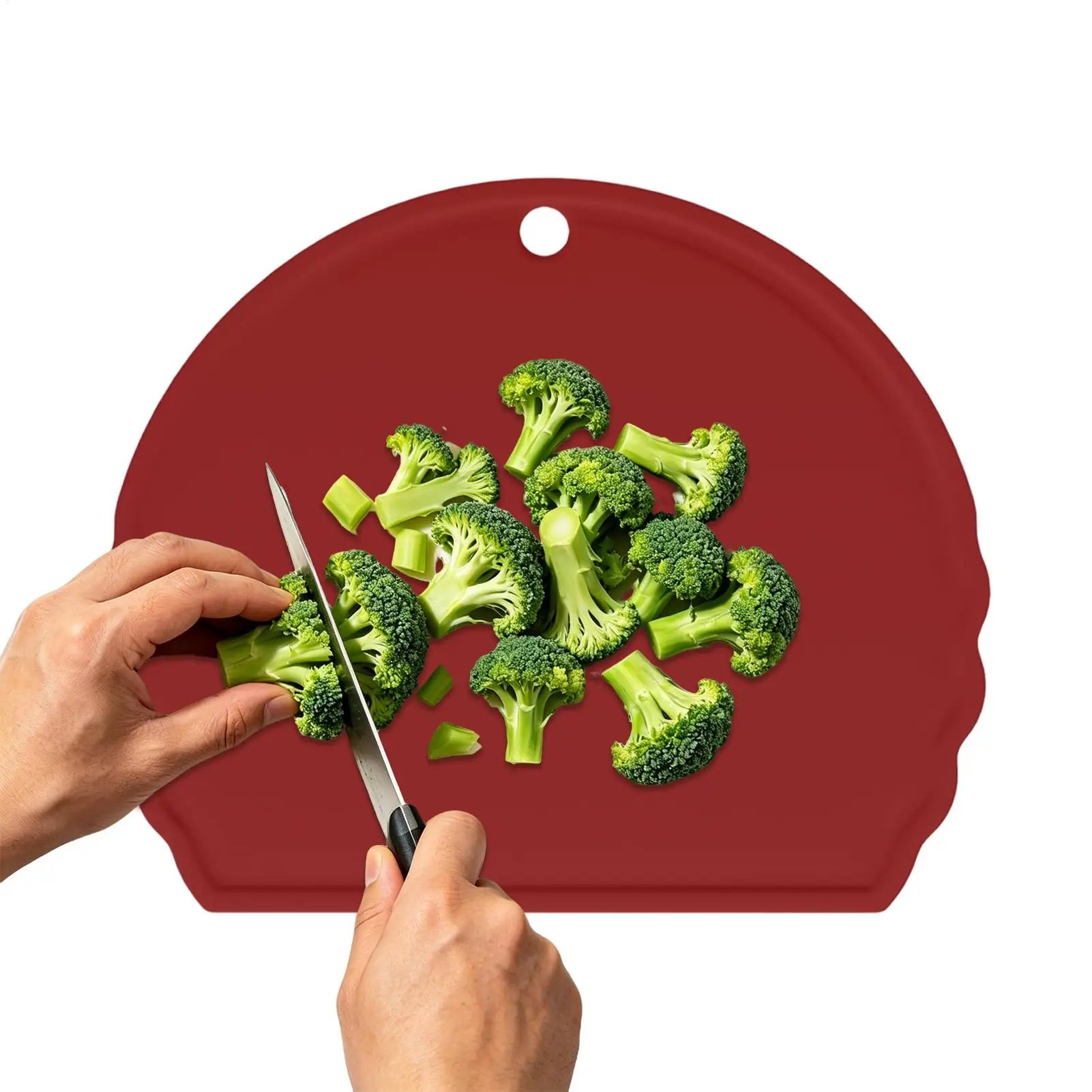 Cutting Board Flexible Non-Porous Flexible Anti-Slip Dishwasher Safe Soft Chopping Mat for Home Restaurant Cafe Travel Picnic