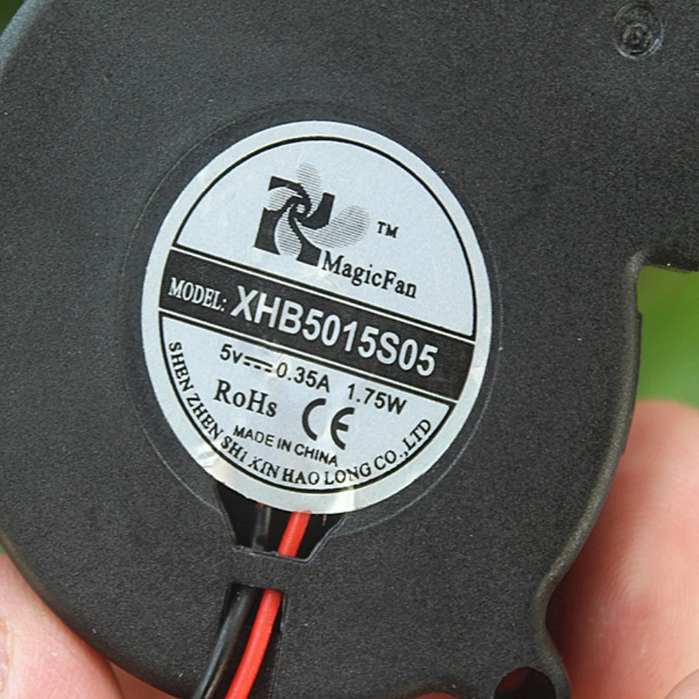2PCS Mini 5015 Turbo Fan Cooling Fan DC 5V Brushless Cooling Fan Mute Micro 5cm Cooling Fan image 5