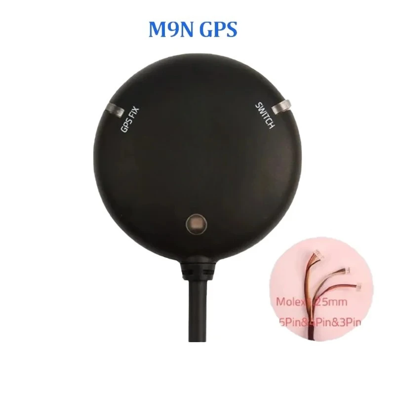 HOLYBRO M9N GPS Module with Compass Tri-colored LED Indicator Safety Switch for PIXHAWK PIX32 Fligh Controller DIY Parts