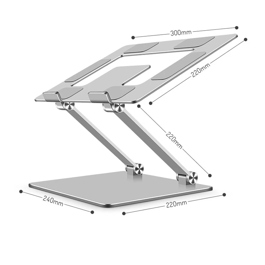 조절식 노트북 스탠드 홀더, 맥북 에어, 맥북 프로 2020 13 16 용, 노트북 데스크 액세서리