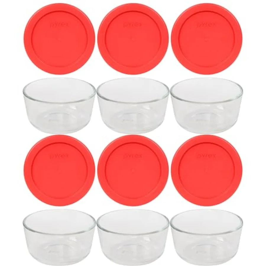 

Набор контейнеров для хранения Pyrex на 1 чашку, 6 штук в упаковке - Общий объем: 12 предметов, выгодный набор