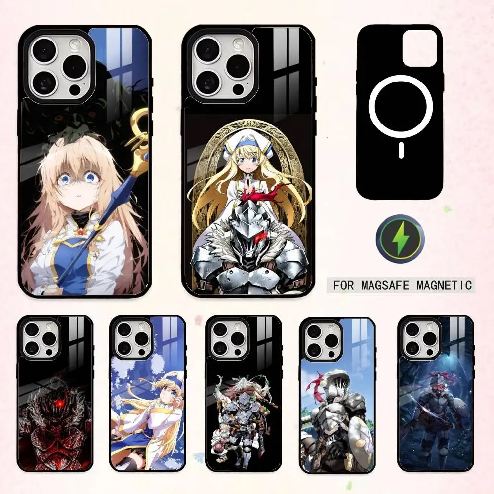 

COOL G-Goblin Slayer Phone Case For iPhone17,16,15,14,13,12,11 Plus,Pro Max Magnetic For Magsafe Wireless Charging