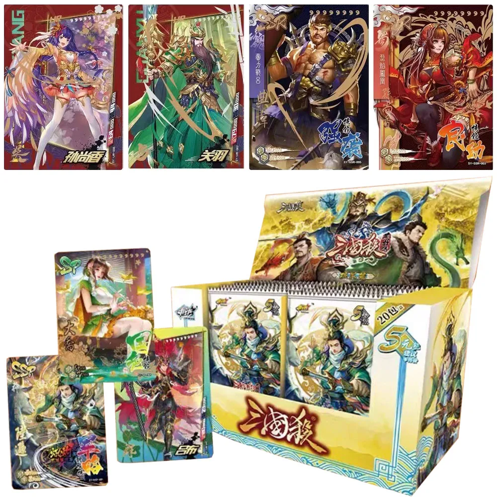 Wholesale Romance of The Three Kingdoms Heroes Collection Cards Anime plot battle passion card Family entertainment toy card